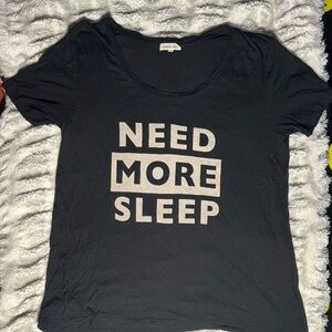 Comfy Black Sleep Tee